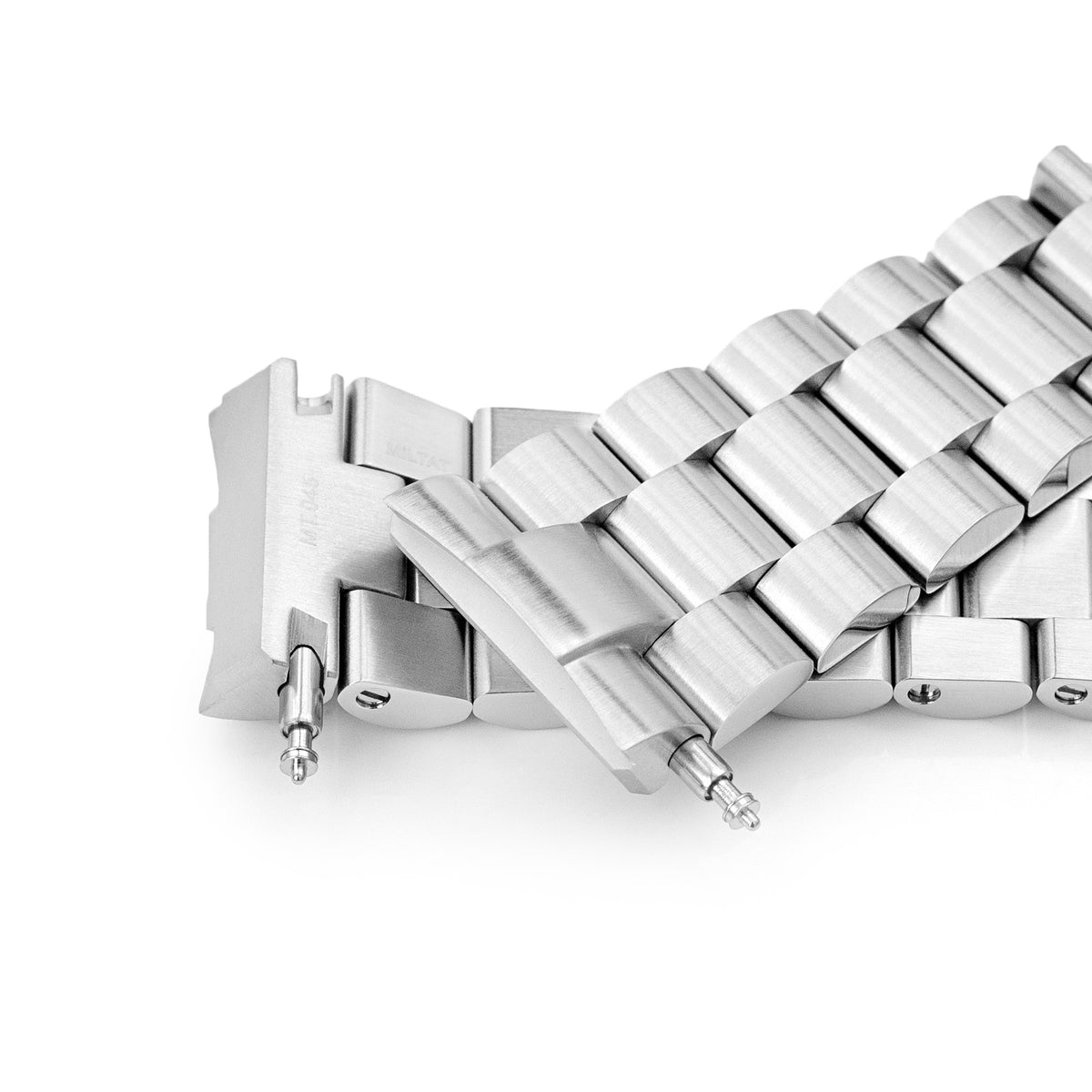 سوار ساعة Endmill مقاس 22 مم لساعات Seiko New Turtles SRP777 وSRP775 وSRPA21 (PADI)، من الستانلس ستيل المصقول، مع مشبك V Diver