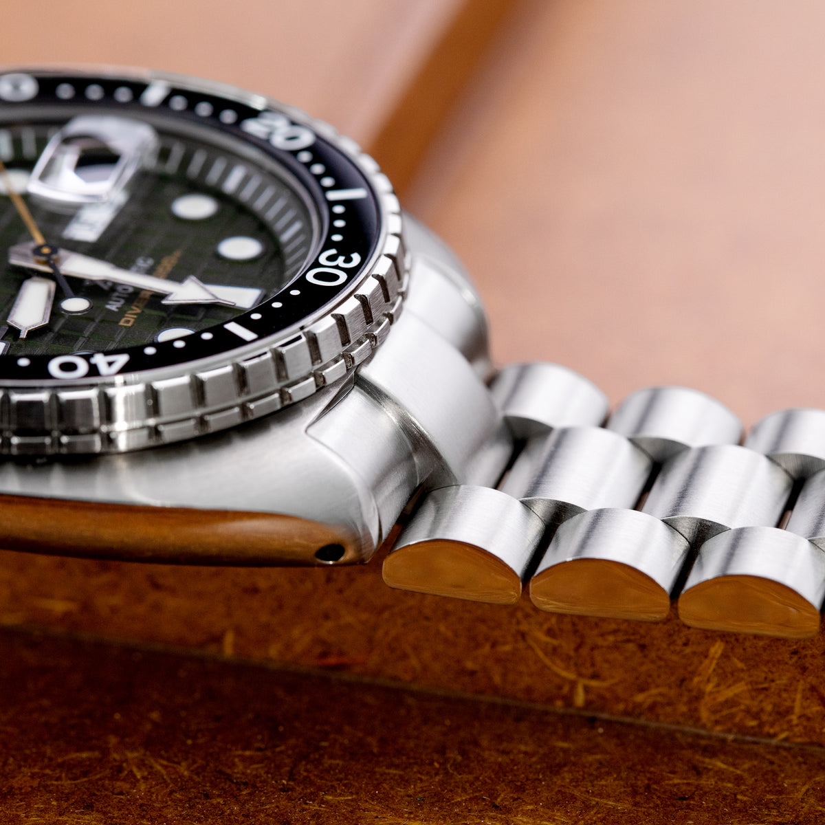 سوار ساعة Endmill مقاس 22 مم لساعات Seiko New Turtles SRP777 وSRP775 وSRPA21 (PADI)، من الستانلس ستيل المصقول، مع مشبك V Diver