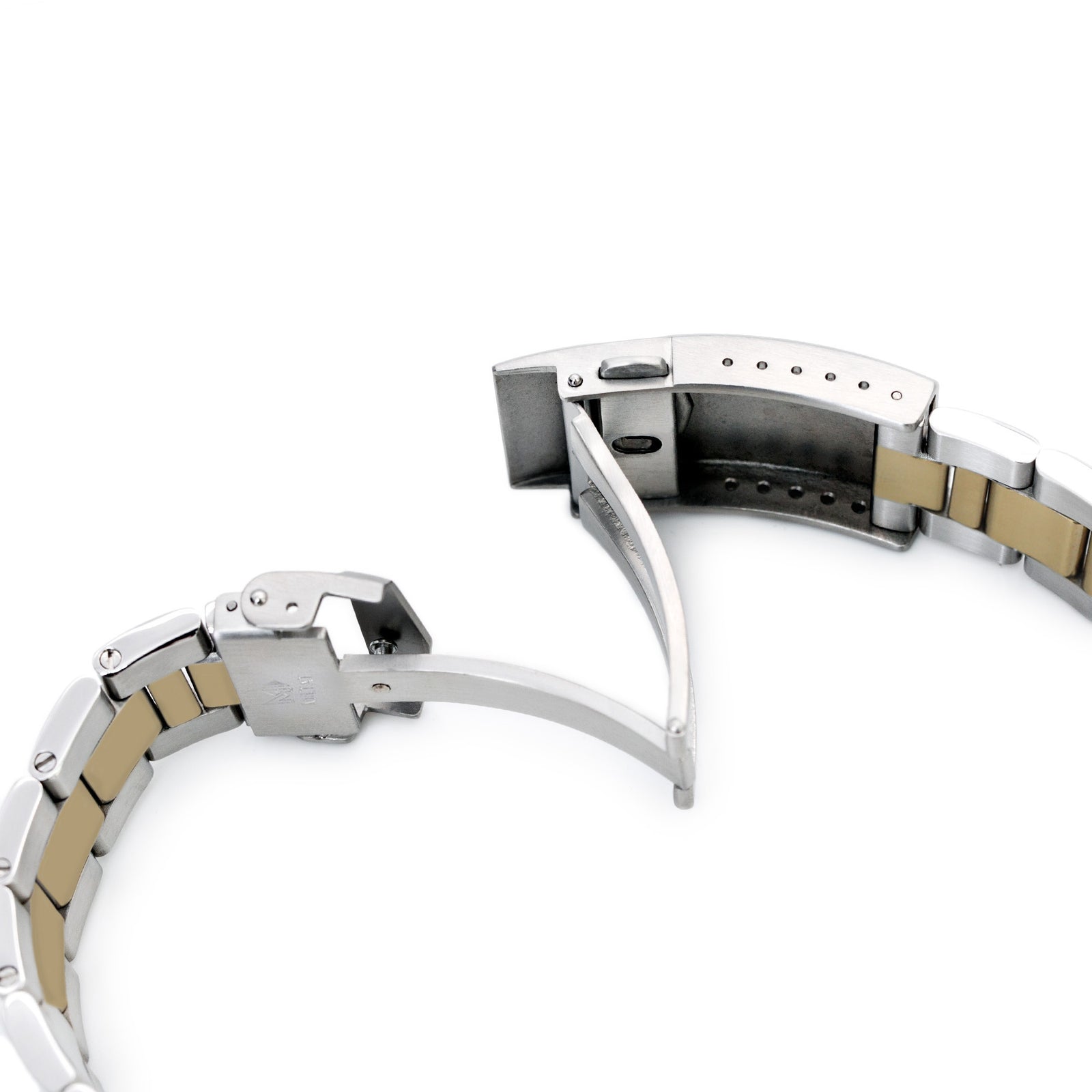 Super-O Boyer 20mm Two-Tone Stainless Steel Bracelet for Seiko Alpinist SARB017 SPB155