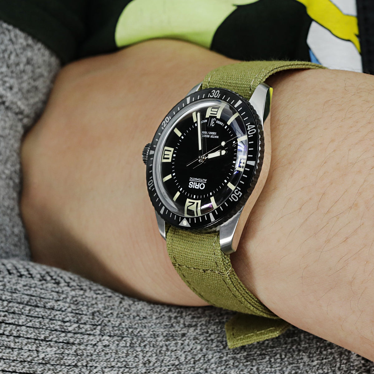 Oris Divers Heritage Sixty-Five Automatic Men&#39;s Watch 733-7707-4064RS Strapcode Watch Bands