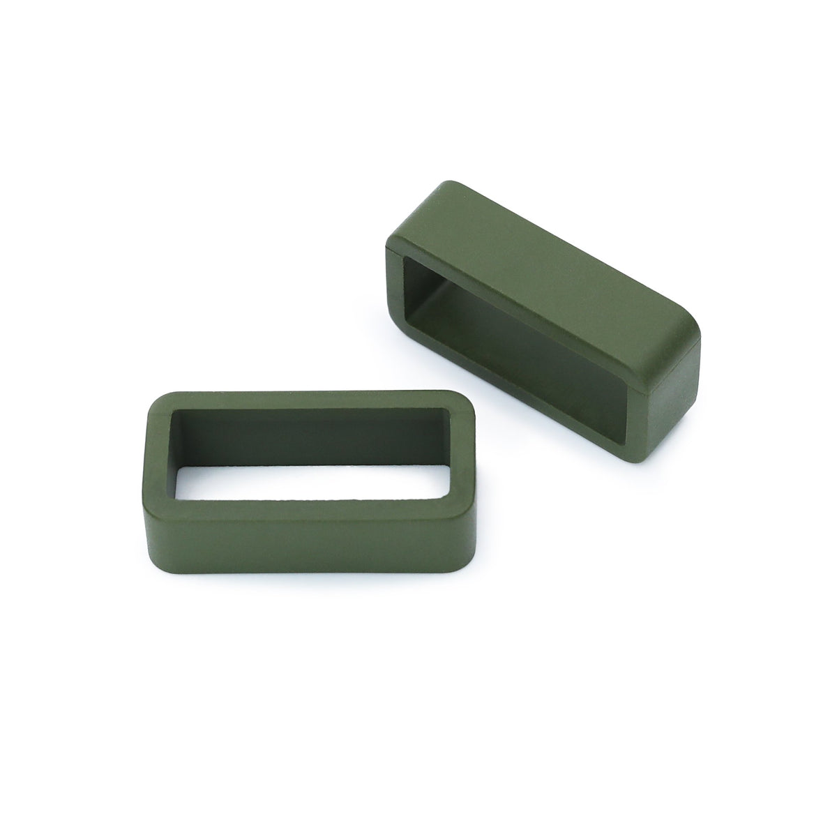 20mm Crafter Blue - Military Green Rubber Curved Lug Watch Strap for Seiko Baby MM200 &amp; Mini Turtles SRPC35 Strapcode Watch Bands