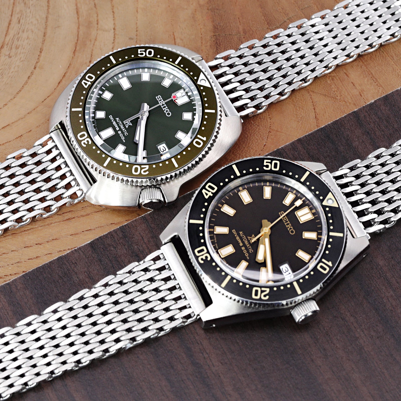 Seiko Prospex SPB153 Captain Willard 2020 edition, the 2nd 6105 reissue Strapcode Watch Bands