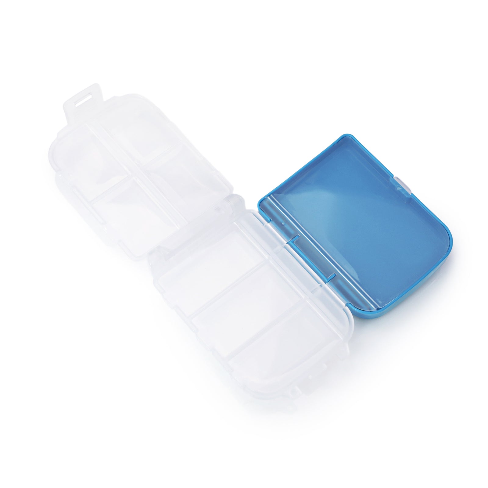 8 Slots Container for Watch Band Spring Bars, Buckles and Watch Parts, Blue