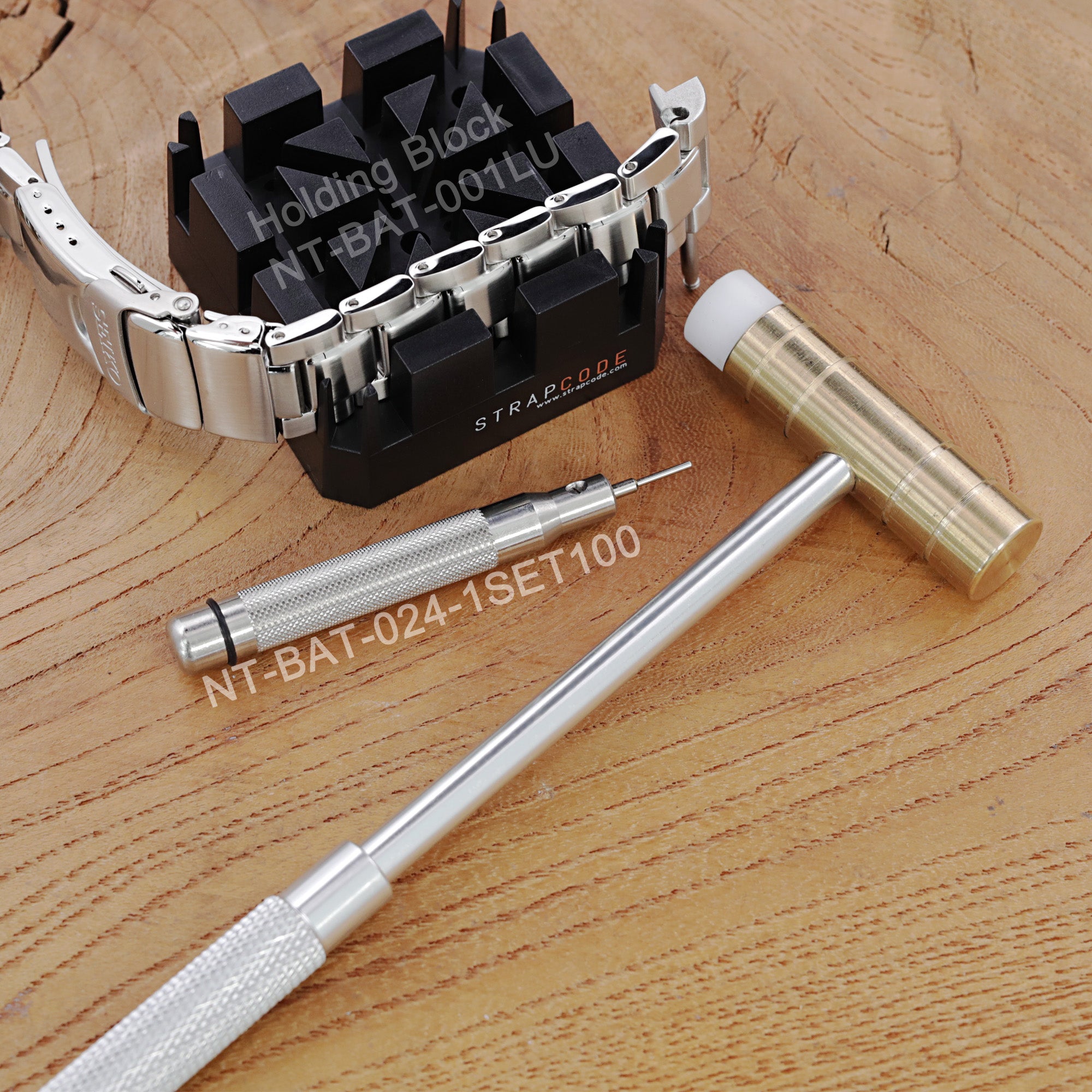 Brass & Nylon Watchmaker Hammer For Removing Watch Band Pins Strapcode Watch Tools