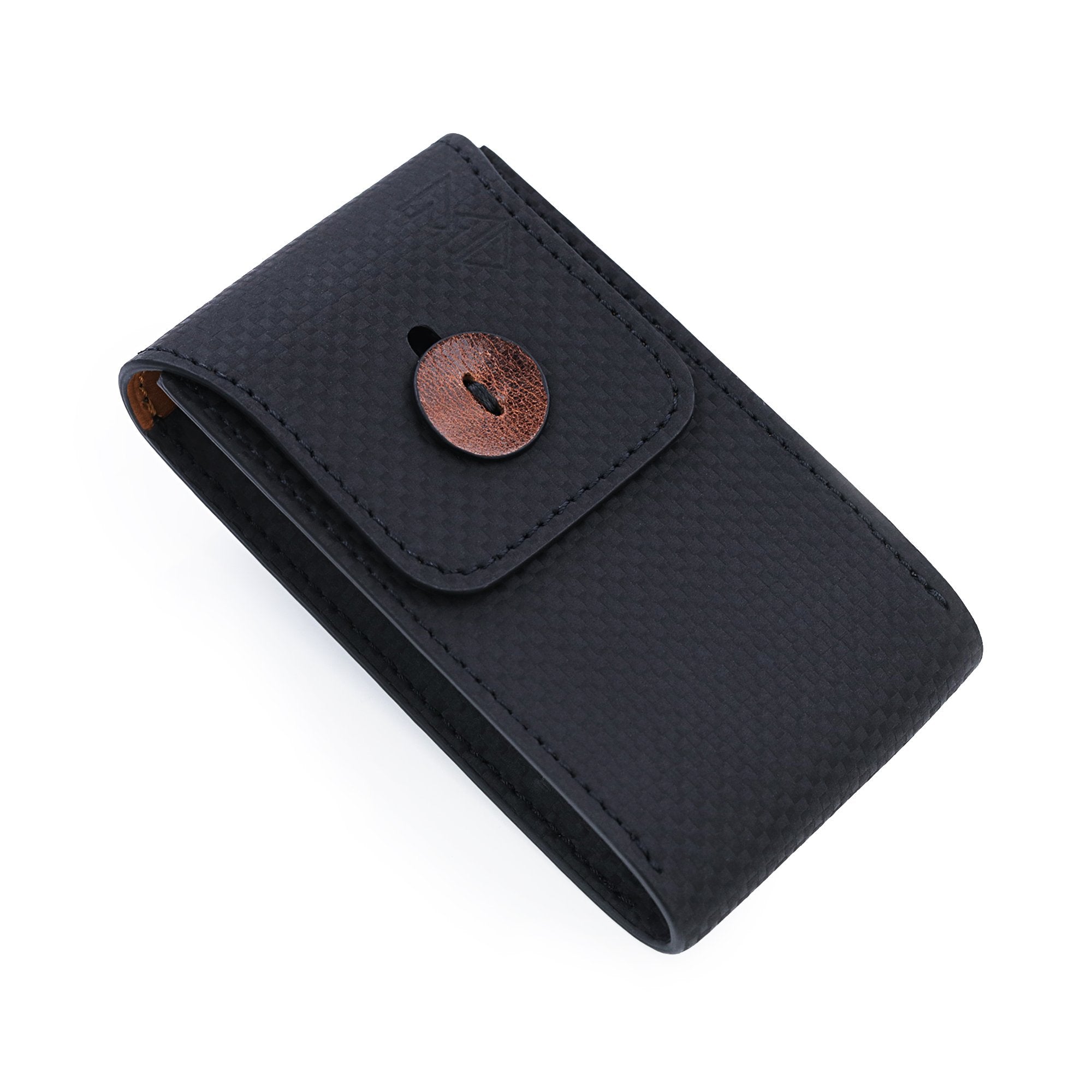 MT-3 German Leather Watch Pouch in Carbon Fiber Pattern for Watch Bracelet Strapcode Watch Bands