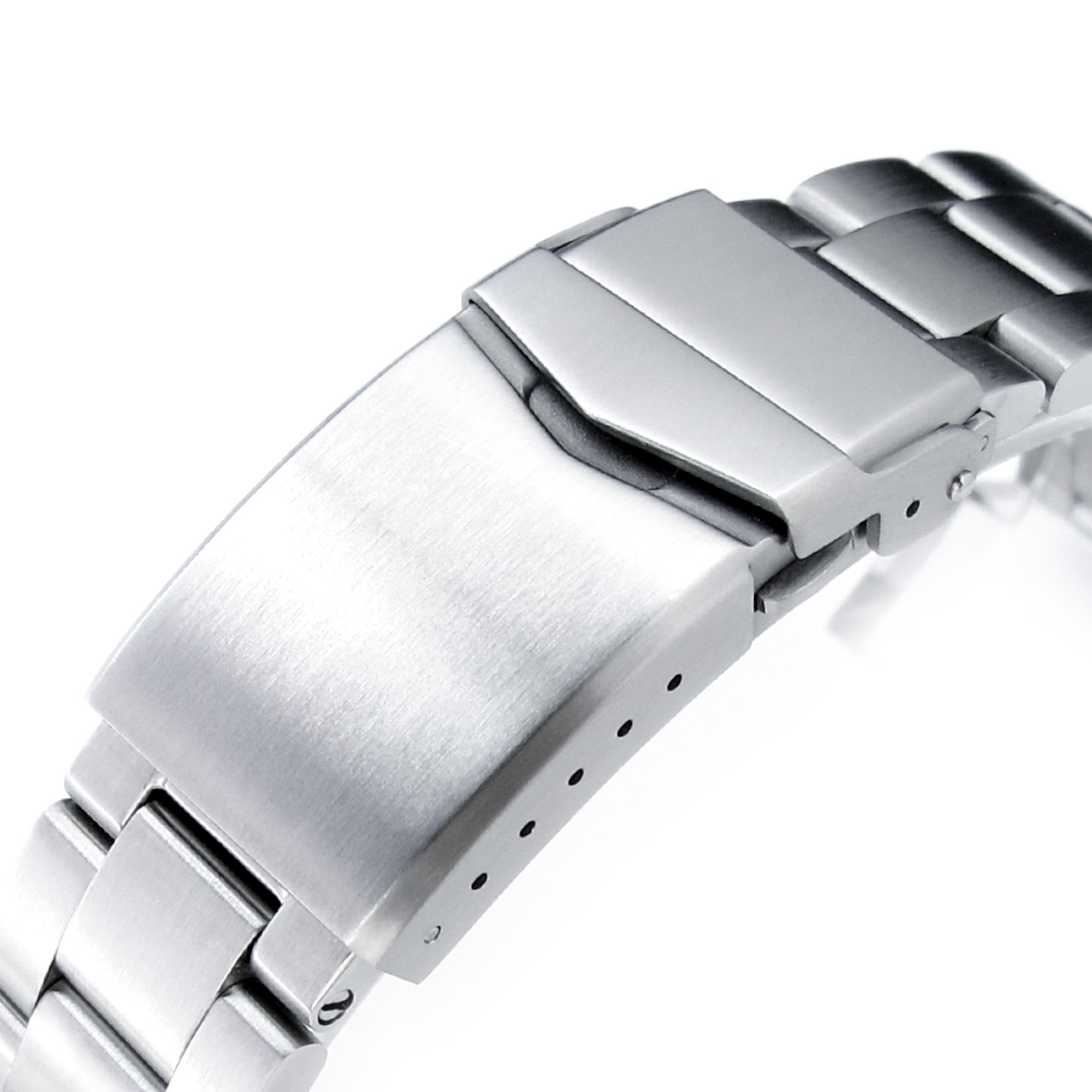 Beyond the Vintage Super Boyer Watch Bracelet for TUD Tiger 79280 in Brushed V-Clasp Strapcode Watch Bands