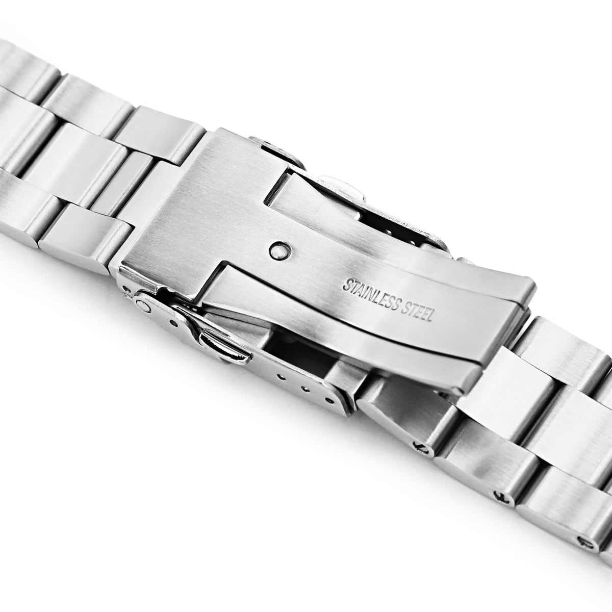 20mm Super-O Boyer Watch Bracelet for SEIKO Mid-size Diver SKX023 Diver Clasp Brushed Strapcode Watch Bands