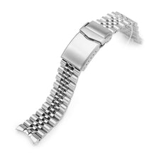 20mm Super-J Louis 316L Stainless Steel Watch Band for Omega Seamaster 41mm, Brushed V-Clasp Strapcode Watch Bands
