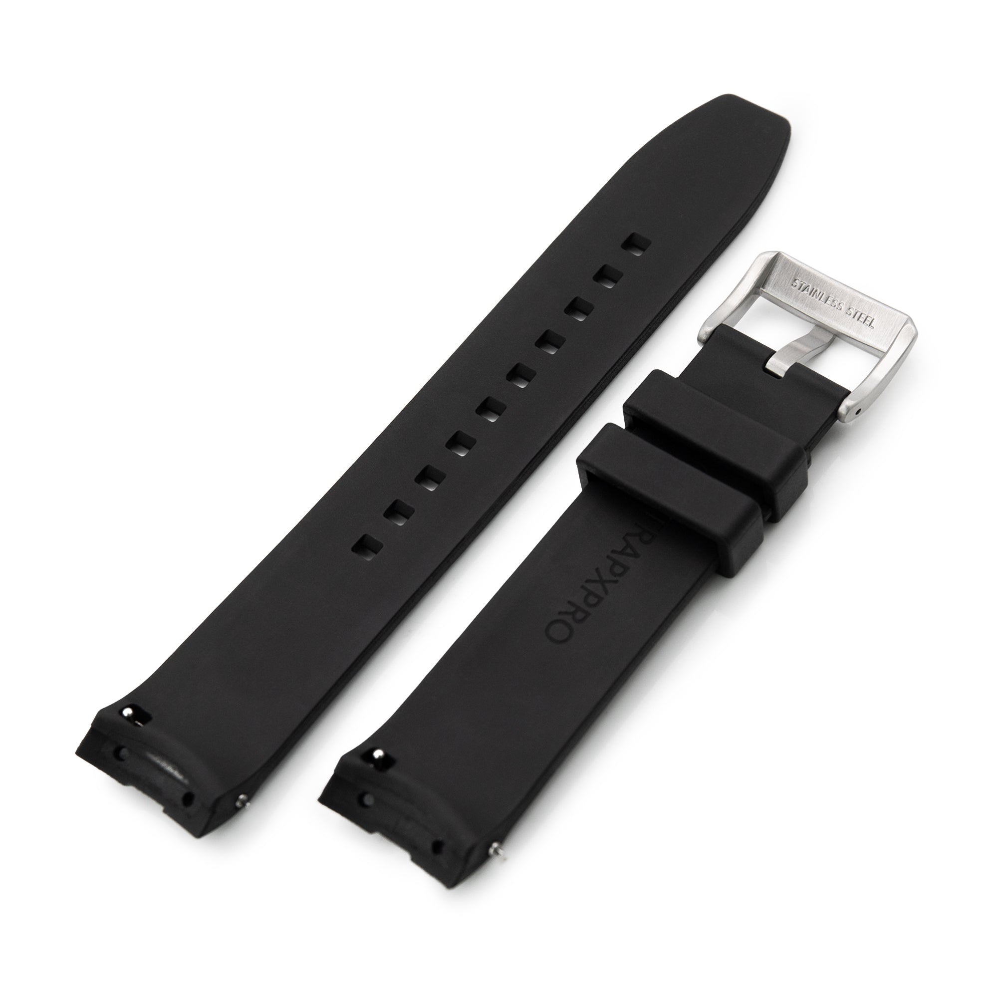 StrapXPro Premium Series - LXH1C Rubber Strap for Longines Hydroconquest Conquest Series Black Strapcode Watch Bands