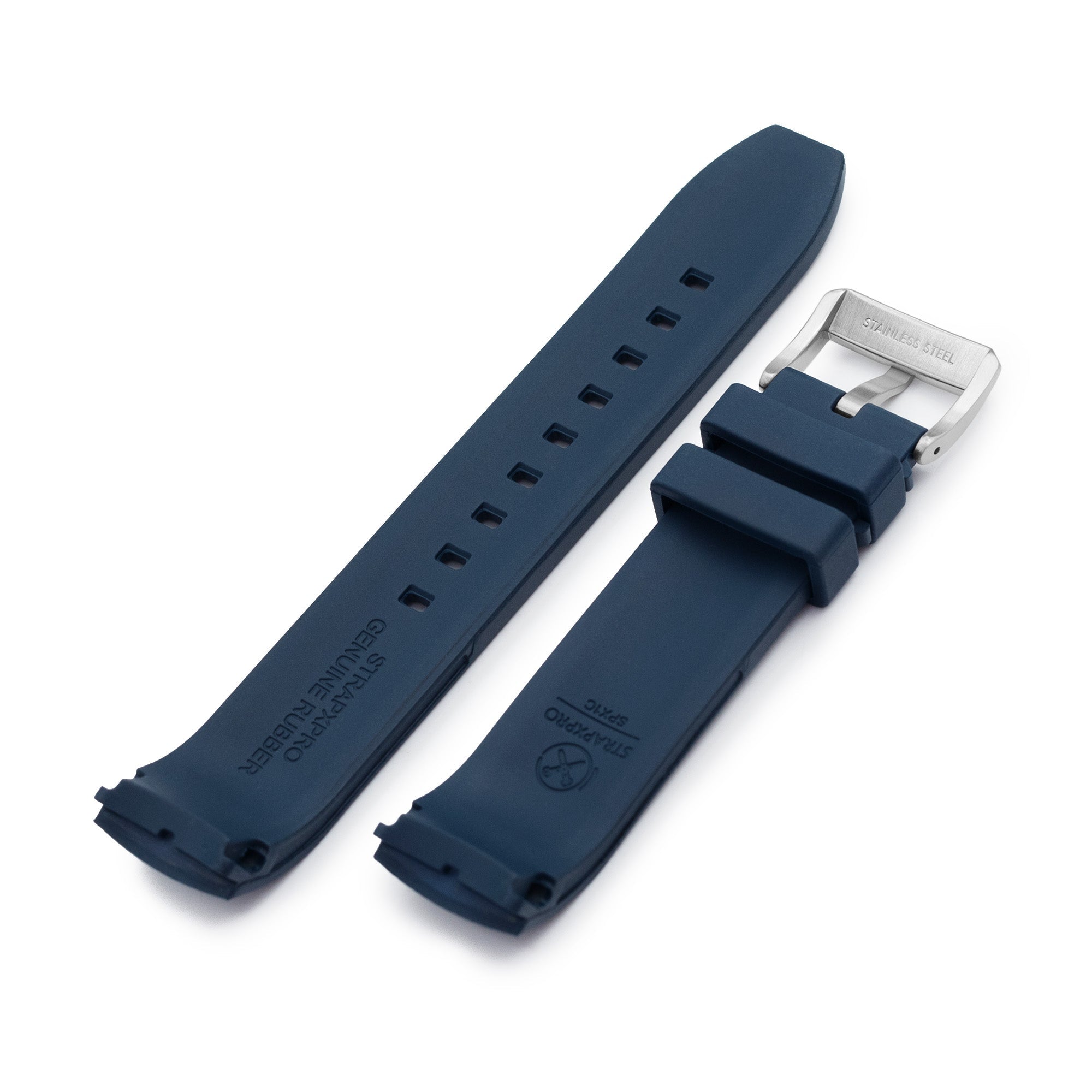 StrapXPro - SPX1C Rubber Strap For Seiko 62MAS (63Mas) SPB/SBDC Series, Navy Blue Strapcode Watch Bands