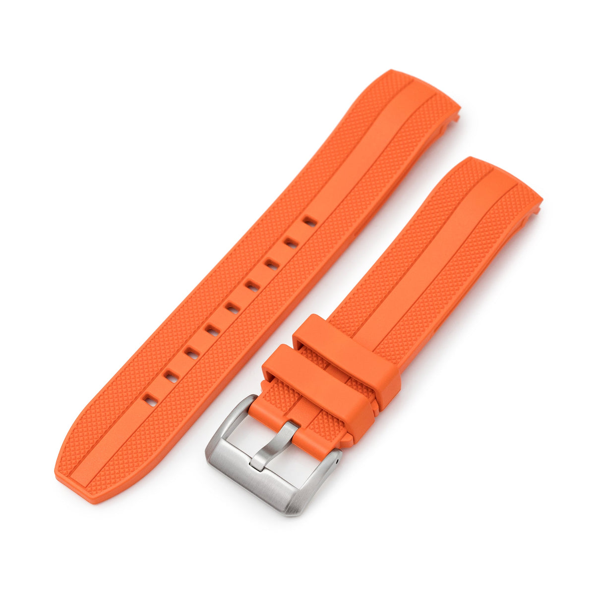 StrapXPro - SPX1C Rubber Strap For Seiko 62MAS (63Mas) SPB/SBDC Series, Orange Strapcode watch bands